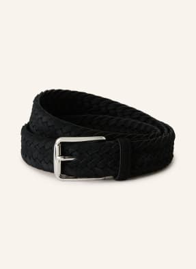 Tod's Flechtgürtel schwarz