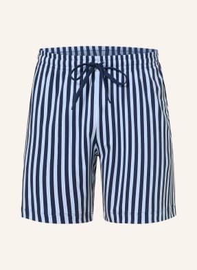 Mey Pyžamové Šortky Série Graphic Stripes tmavě modrá / tmavě modrá / bílá