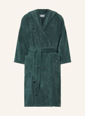 En Vogue Župan Unisex S Kapucí tmavě zelená