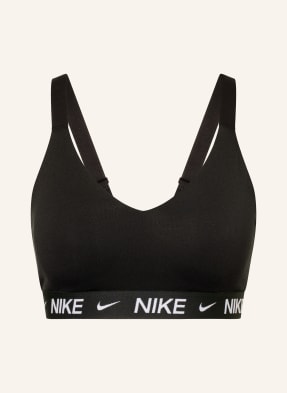 Nike Sportovní Podprsenka Indy černá / bílá