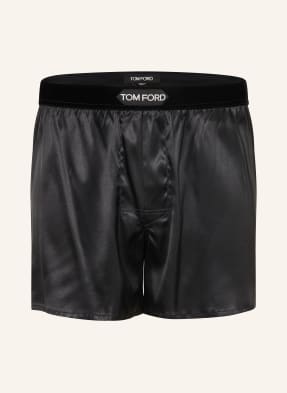 Tom Ford Hedvábné Boxerky černá