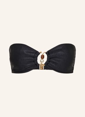 Seafolly Bandeau-Bikini-Top Palermo schwarz