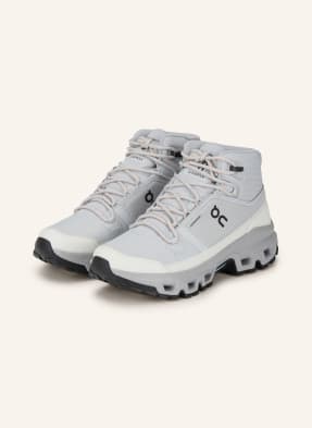 On Wanderschuhe Cloudrock Mid Wp grau