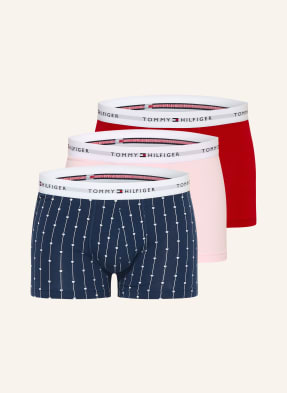 Tommy Hilfiger Boxerky, 3 Kusy V Balení červená / světle růžová / modrá