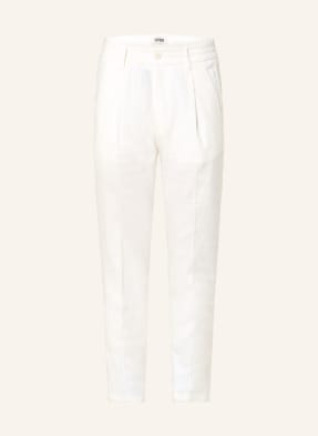 Drykorn Oblekové Kalhoty Chasy Extra Slim Fit Se Lnem 1930 ecru