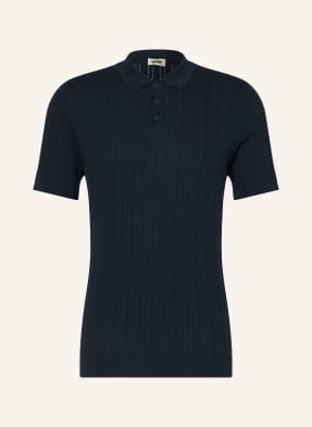 Drykorn Strick-Poloshirt Triton Regular Fit blau