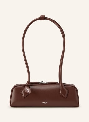 Alaïa Schultertasche Le Teckel Small braun