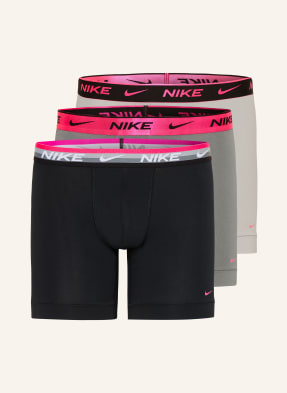 Nike 3er-Pack Boxershorts Dri-Fit Everyday Cotton Stretch grau