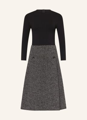 Ted Baker Kleid Ekaad Im Materialmix Mit 3/4-Arm schwarz