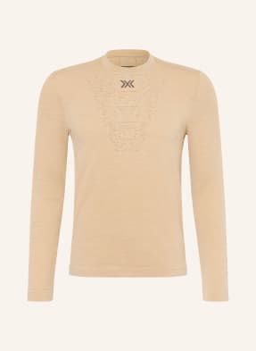 X-Bionic Funkční Tričko Mightywool S Merino Vlnou béžová