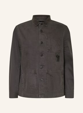 Barbour Převlečná Bunda Bowland tmavě šedá