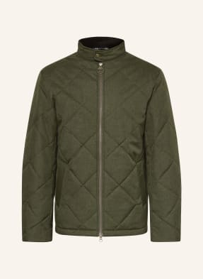 Barbour Prošívaná Bunda Harrington Qlt olivová