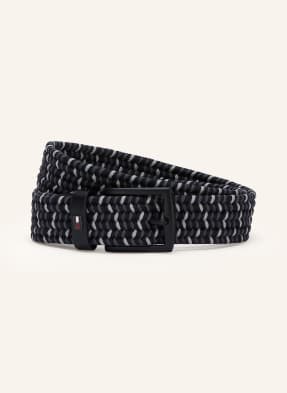 Tommy Hilfiger Pásek Denton tmavě šedá / světle šedá / modrá