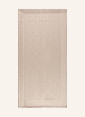Calvin Klein Schal Mit Glitzergarn beige