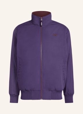 Adidas Originals Fleecová Bunda Firebird  Oboustranná tmavě fialová / tmavě červená