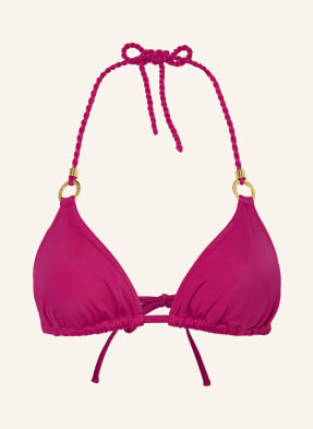 Heidi Klein Trojúhelníkové Bikiny Ithaca fuchsiová