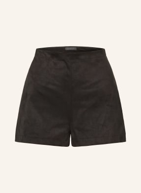 Guess Shorts Erin In Lederoptik schwarz