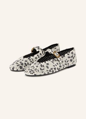 Kurt Geiger Baleríny Mayfair S Ozdobnými Kamínky bílá / černá