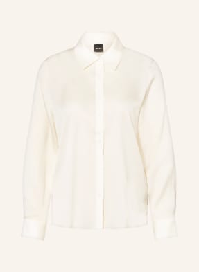 Boss Hemdbluse Bonya Aus Seide weiss