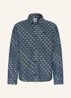 Adidas Originals Džínová Košile Loose Fit tmavě modrá / tmavě modrá