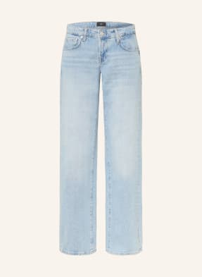 7 For All Mankind Straight Jeans Low Straight blau