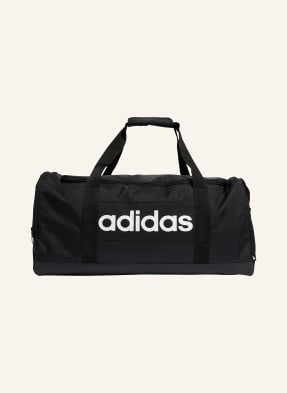 Adidas Sportovní Taška Linear Duffelbag M černá / bílá