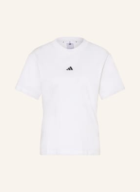 Adidas Tričko Essentials Small Logo bílá / černá