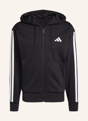 Adidas Mikina Essentials 3-Stripes černá