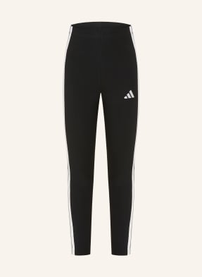Adidas Punčocháče Essentials 3 Pruhy černá