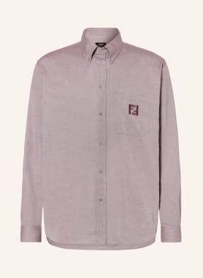Fendi Košile Comfort Fit tmavě fialová