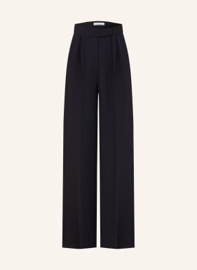 Max Mara Kalhoty Marlene Secolo tmavě modrá