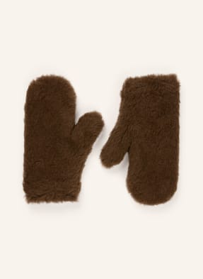 Max Mara Fäustlinge Mxaombrato Mit Alpaka braun