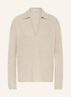 Max Mara Kašmírový Svetr Gomma béžová