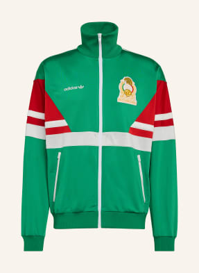 Adidas Tréninková Bunda Mexiko 86 zelená / červená / bílá