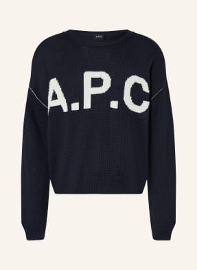 A.P.C. Svetr tmavě modrá / bílá