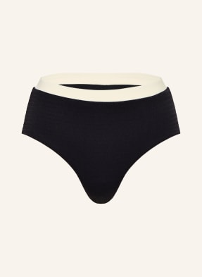 Seafolly Bikiny S Vysokým Pasem Bandwave černá / režná