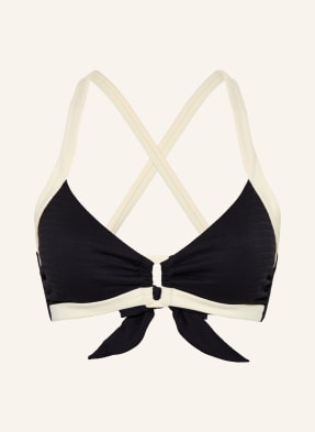Seafolly Bustier-Bikini-Top Bandwave schwarz