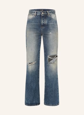 Amiri Zničené Džíny Slashed Regular Fit 597 denim lapis
