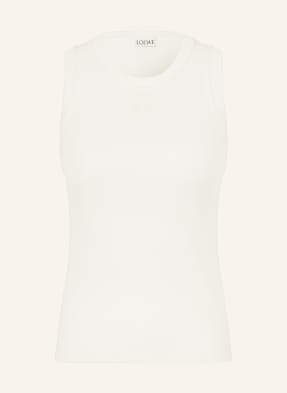 Loewe Pletený Top bílá