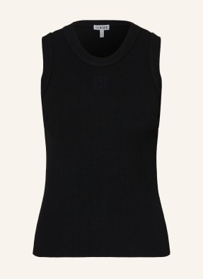 Loewe Pletený Top černá