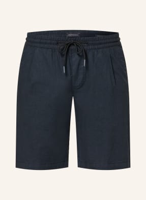 Strokesman's Shorts Regular Fit Mit Leinen blau