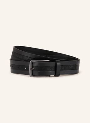 Boss Ledergürtel Vered schwarz