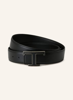 Tod's Ledergürtel Zum Wenden schwarz