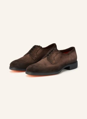 Santoni Schnürer Easy Revlo braun