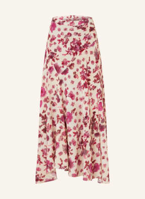 Isabel Marant Hedvábná Sukně Sakura fuchsiová / režná