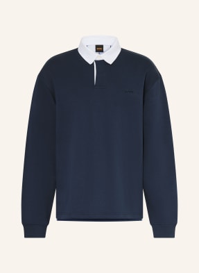 Boss Jersey-Poloshirt Exis blau