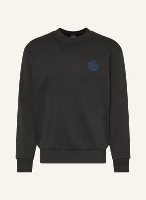 Boss Sweatshirt Varsity schwarz