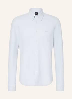 Boss Jerseyhemd Myjersey Slim Fit grau