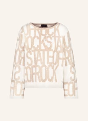 Monari Pullover Mit Pailletten beige