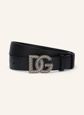 Dolce & Gabbana Ledergürtel schwarz